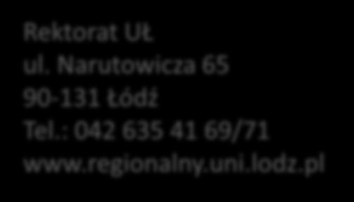 Rektorat UŁ ul.