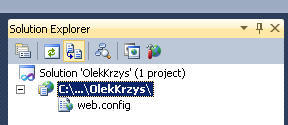 Zadanie 1. Tworzenie nowej "strony sieci WEB". Będziemy korzystad ze stron w technologii ASP.NET. Ważne!