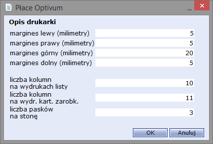 Płace Optivum Jak wydrukować kartoteki zarobkowe pracowników? Program Płace Optivum gromadzi informacje o zarobkach, zasiłkach i podatkach pracownika (kiedyś również o dodatkach rodzinnych).