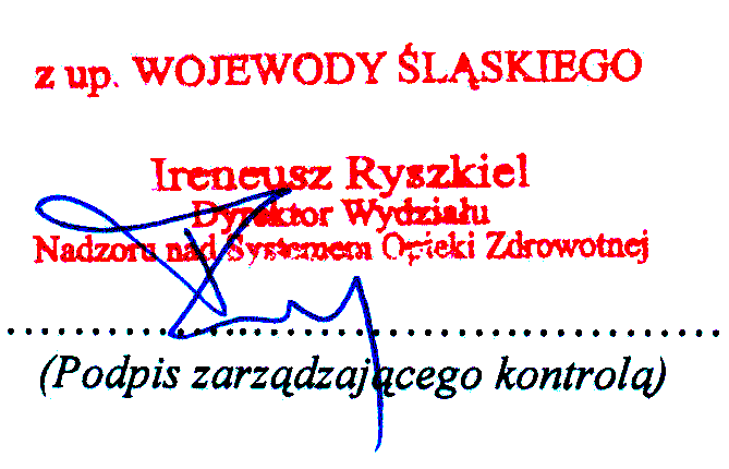 Informując o powyŝszym, uprzejmie proszę o podjęcie działań mających na celu usunięcie stwierdzonych nieprawidłowości.