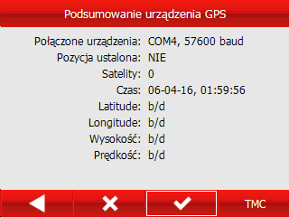 Ustawienia Jeśli autowykrywanie powiedzie się, wybierz strzałkę w prawo.