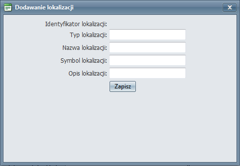 checkboxu automatyczne przyjmowanie dokumentów na stan składu chronologicznego przez kliknięcie przycisku Enter na klawiaturze. Lokalizacje można dodawać, edytować i usuwać.