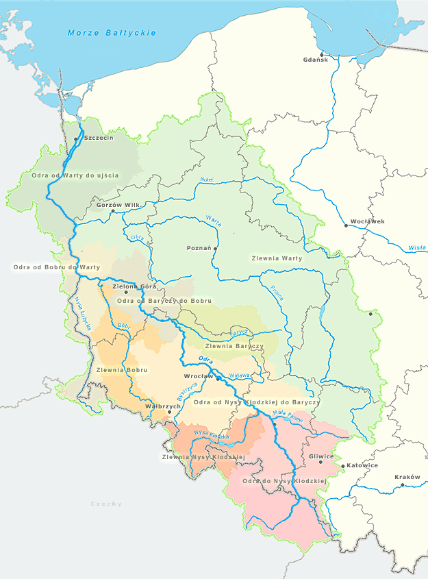 rozbudową śródlądowych portów rzecznych, docelowo doprowadzenie ODW do IV klasy