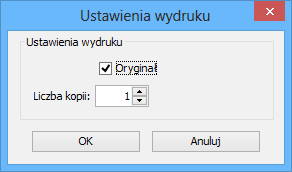 2.5 Wydruk rachunku 17 wygenerowanie i wyświetlenie pliku PDF, który może zostać wydrukowany na drukarce zainstalowanej w systemie lub zapisany na dysku.