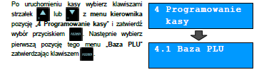 Posnet Mobile HS EJ Programowanie kasy -programowanie bazy PLU (bazy