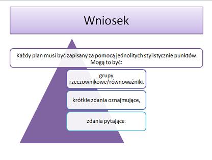 Oba przekształcenia powinny zostać zapisane na tablicy, aby można było, wykorzystując także slajd 7., dokonywać obserwacji ich konstrukcji.