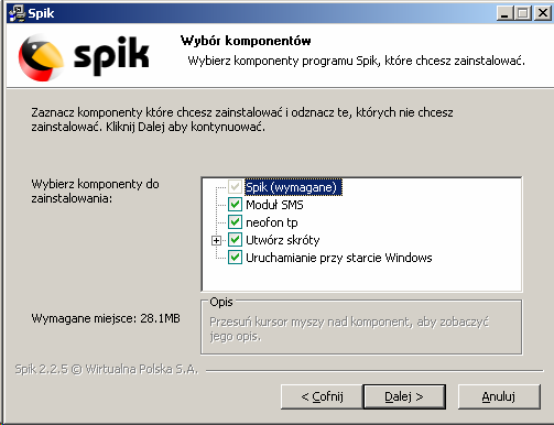 Instrukcja instalacji programu Spik 1. Ściągnij plik o nazwie Spik*.exe ze strony www.tp.pl (* oznacza numer wersji programu Spik). 2. Kliknij dwukrotnie ikonę ściągniętego programu [zdjęcie nr 1].