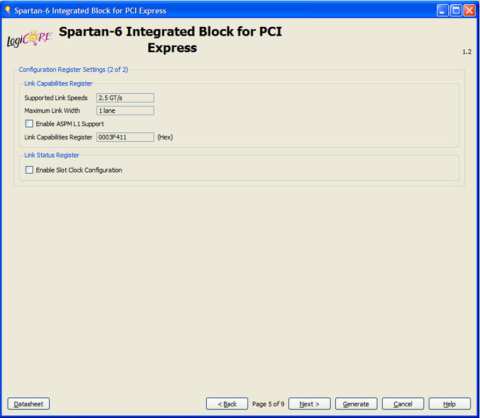 PCIe Integrated Endpoint Block 0