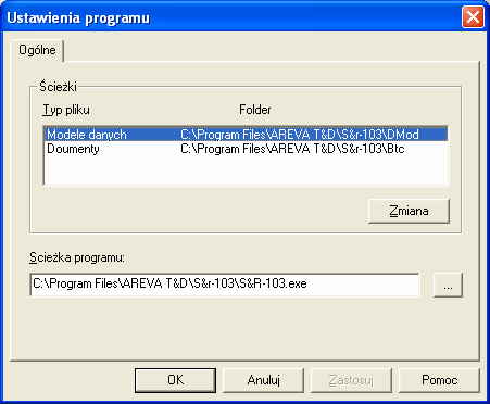 3 USTAWIENIA PROGRAMU W menu Narzędzia wybrać opcję Ustawienia programu. Przed przystąpieniem do pracy z programem BTC naleŝy sprawdzić i ustawić jego podstawowe opcje.