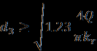 Połączenia gwintowe - obliczenia 1. Śruba bez napięcia wstępnego obciążona siłą osiową P r powierzchnia przekroju śruby; d 3 średnica rdzenia śruby; x = 1.3-4 wsp. bezpieczeństwa 2.