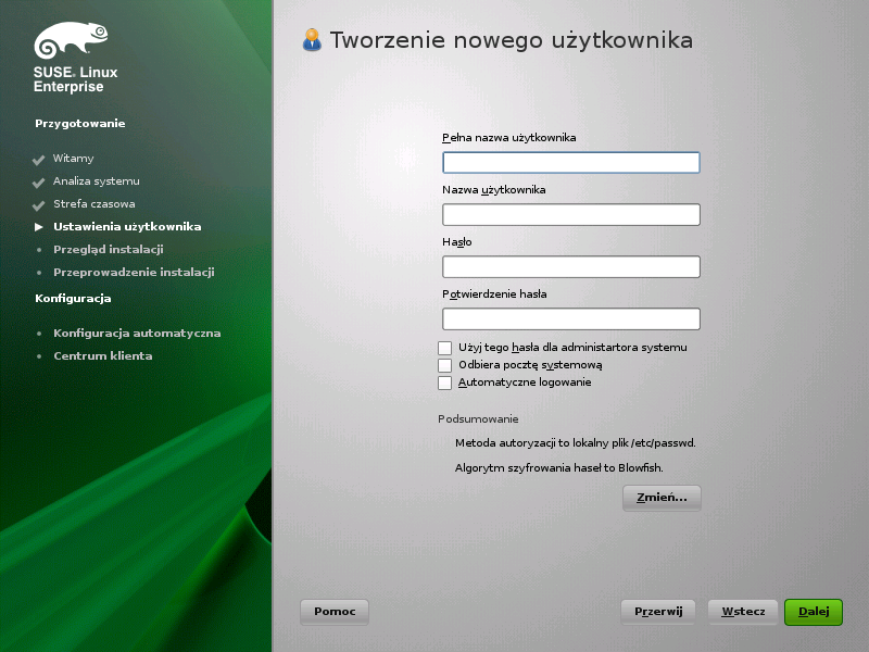 3. 4. Proszę wybrać język, który ma być używany podczas instalacji i w zainstalowanym systemie. Proszę przeczytać umowę licencyjną i kliknąć Tak, zgadzam się z warunkami umowy licencyjnej.