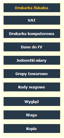 Ustawienia Zanim rozpocznie się regularną pracę z programem ELZAB Szop należy określić podstawowe parametry jego działania.