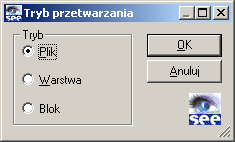 5.1. Konfiguracja modułu wymiany DXF. 67 o Katalog importu... służy do zdefiniowania domyślnego katalogu od którego użytkownik rozpoczyna poszukiwanie plików do importu.