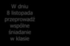 Grant Śniadanie Daje Moc III edycja 2013/2014 Wszystkie klasy 0-3, które przyłączą się w III edycji do programu mogą starać się o Grant Śniadanie Daje Moc 1 2 3 4 Zastanów się jak możesz edukować