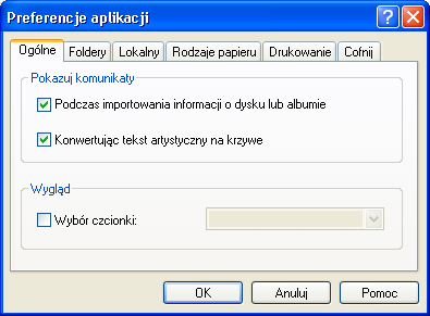 4.2 Ustawienia programu Ustawienia programu określają wygląd różnych jego elementów składowych.