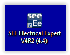 Pierwsze kroki SEE Electrical Expert Wersja V4R2 W zakładce Bezpieczeństwo jest możliwość wyboru sposobu zabezpieczenia programu.