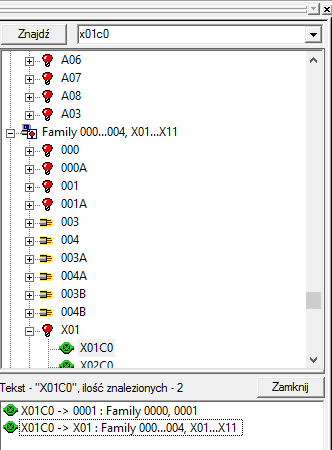 Wersja V4R2 SEE Electrical Expert Pierwsze kroki Wstaw Symbol Wybieramy z rodziny X01 symbol X01C0.