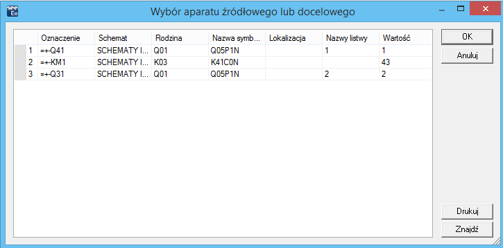 Wersja V4R2 SEE Electrical Expert Pierwsze kroki Możemy także skorzystać z polecenia: Edycja Zmień Zacisk Oznaczenie wejścia, wyjścia. Rys. D.