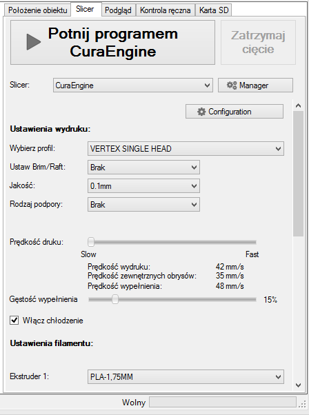 W sekcji Settings należy po prawej stronie nacisnąć przycisk Podziel obiekt, zaznaczony na obrazku czerwonym owalem (3).