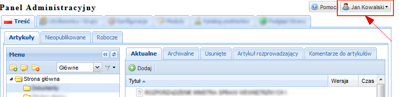 Tłumaczenia przycisków będą wyświetlane po kliknięciu w flagę języka.