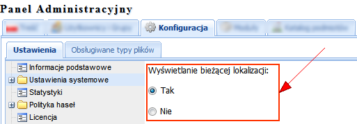 6.1.2. Ustawienia systemowe W katalogu Ustawienia systemowe, administrator ma możliwość zmiany parametrów odpowiedzialnych za funkcjonowanie aplikacji jak również jej ostateczny wygląd np.
