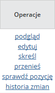 Nagłówek kolumny: Kategoria medyczna Prezentowane dane: Wyświetlana jest kategoria medyczna stabilna lub pilna (nie dotyczy to kolejek o typie onkologiczna (DILO)) Nagłówek kolumny: Data wpisu