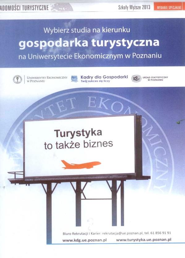 Gospodarka turystyczna 1. Działania promocyjne 2.