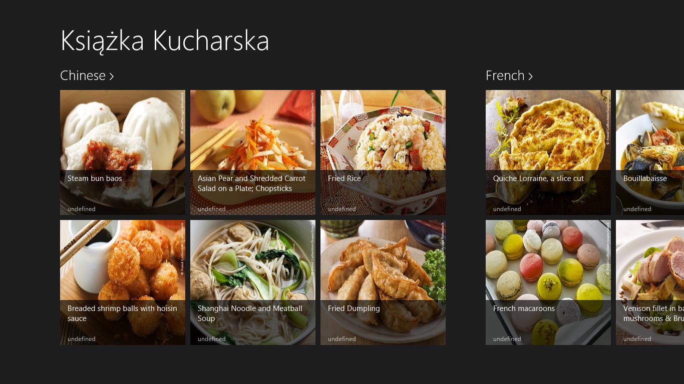 a. dodaj nowy folder danych do projektu, a następnie umieść w nim plik JSON z przepisami Recipes.txt. b.