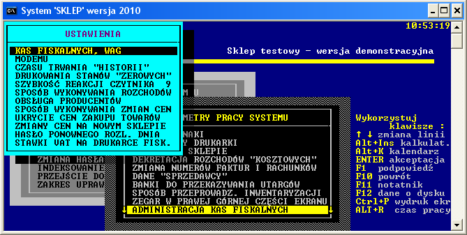 6.2 Konfiguracja wagi Eco Label W celu poprawnego podłączenia wagi Eco Label do programu Sklep należy skonfigurować wagę zgodnie z punktem 1.