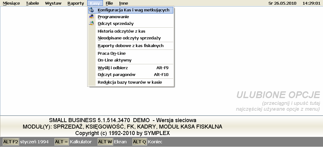 2.2 Konfiguracja wagi PROXIMA W celu poprawnego podłączenia wagi Proxima do programu Small Business należy skonfigurować wagę zgodnie z punktem 1.2. Następnie dokonać instalacji programu Small Bisiness.