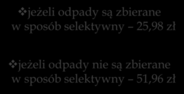 Maksymalne ustawowe stawki opłaty za odpady komunalne wg metody za 1 mieszkańca (art. 6k ust. 2 a pkt 1 i ust.