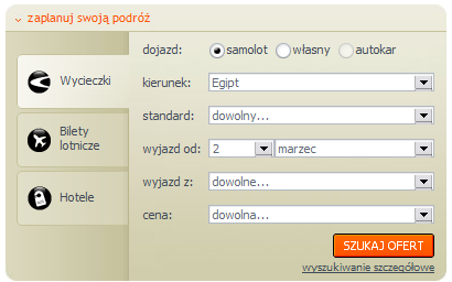 6. Ocena wyszukiwarki Wyszukiwarka jest podstawowym elementem pozwalającym na wyszukanie wycieczki, dlatego też poświęciliśmy jej kolejną część naszej oceny.