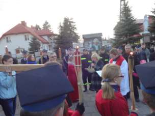 Droga Krzyżowa W dniu 11 kwietnia 2014r na ulicach Chorzel odbyła się Uroczysta Droga Krzyżowa.