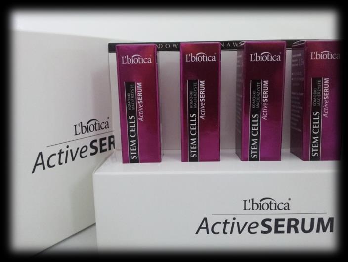 L biotica Active SERUM efektywne serum o działaniu przeciwzmarszczkowym i liftingującym, z wysoką zawartością składników aktywnych, ukierunkowane na zatrzymanie procesu starzenia się skóry,