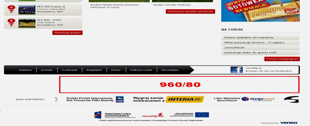 Piłkarska Platforma Promocyjna - oferta dodatkowa Klientom którzy skorzystają z oferty Piłkarskiej Platformy Reklamowej za min. 15.