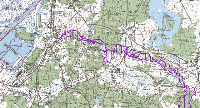 Mapa: Pniewo na tle Specjalnego Obszaru Ochrony Dolna Odra [PLH320037]
