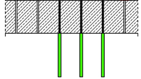 Wstępne obciążanie hydrauliczne modelu do poziomu 2 kn.