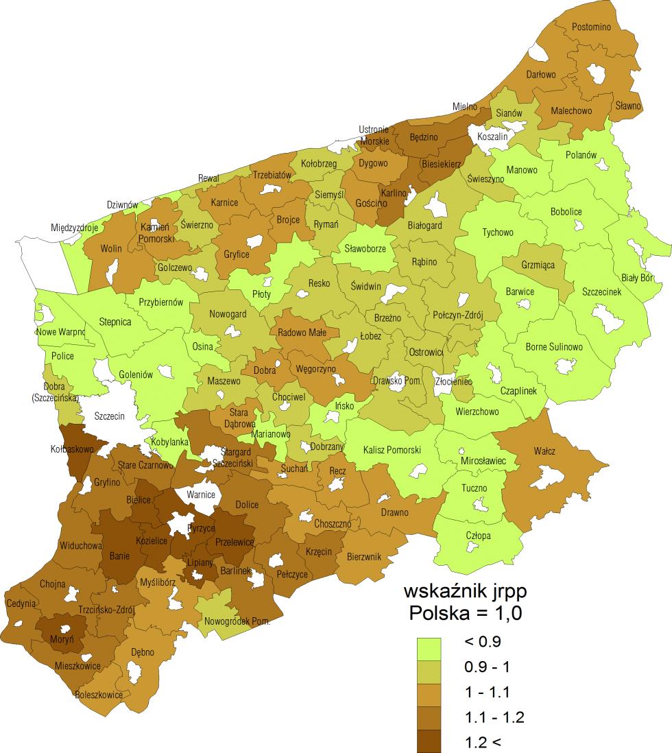 Zarębski, Determinanty poziomu życia ludności wiejskiej a