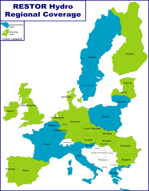 Projekt RESTOR Hydro INFORMACJE OGÓLNE Okres trwania: 3 lata (czerwiec 2012 maj 2015) Współfinansowany przez Komisję Europejską w ramach programu Intelligent Energy - Europe 11 partnerów projektu w