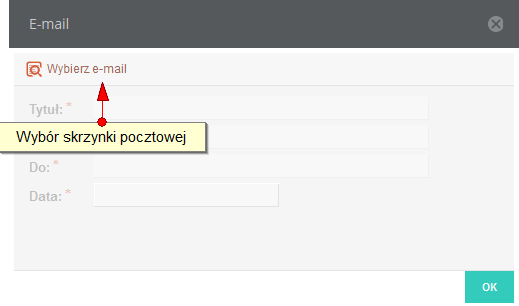 Liczba załączników Pole aktywne tylko w sytuacji, gdy zostanie zaznaczona informacja Czy są załączniki., wskazuje liczbę załączników przyjętych wraz z pismem.