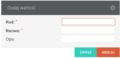 Akcje podkategorii Panel służy do zarządzania akcjami podkategorii. Prezentuje listę akcji podpiętych do danej kategorii oraz umożliwia dodawanie nowych, edycję lub usunięcie już podpiętych. 13.