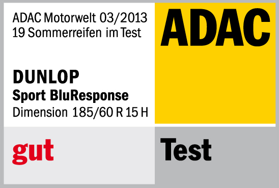 Testy opon osobowych letnich segment H 1 185/60R15 88H ADAC (Luty, Dobra (2,1) Dobrze zrównoważona opona, najlepsze wyniki na mokrej nawierzchni, bardzo dobre zachowanie na suchej nawierzchni, niskie