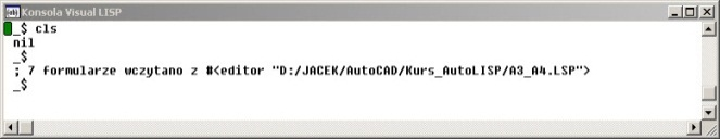 INFORMATYKA TECHNICZNA Badanie możliwości wykorzystania języka AutoLISP i środowiska VisualLISP w systemie CAx 1.