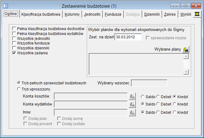 pojawi się komunikat Pozycje wykonania spoza planu? 2/8 3.