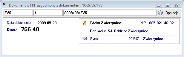 Forte Finanse i Księgowość 8 / 9 w obu modułach.