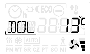 Działanie zegara jest podtrzymywane przez 48 godzin, pod warunkiem, że moduł ACC 2 był zasilony przez co najmniej 6 godzin.