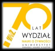 WYDZIAŁ NAUKI O ŻYWNOŚCI TECHNOLOGIA ŻYWNOŚCI I ŻYWIENIE CZŁOWIEKA STUDIA II STOPNIA Studia stacjonarne technologia specjalizacje: Biotechnologia Technologia