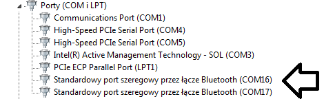 28 DTR.HB-01 Załącznik A - Ustalić, czy da się nawiązać połączenie z konwerterem m.in. w następujący sposób: Sprawdzić, który port szeregowy jest przypisany do konwertera w systemie Windows.