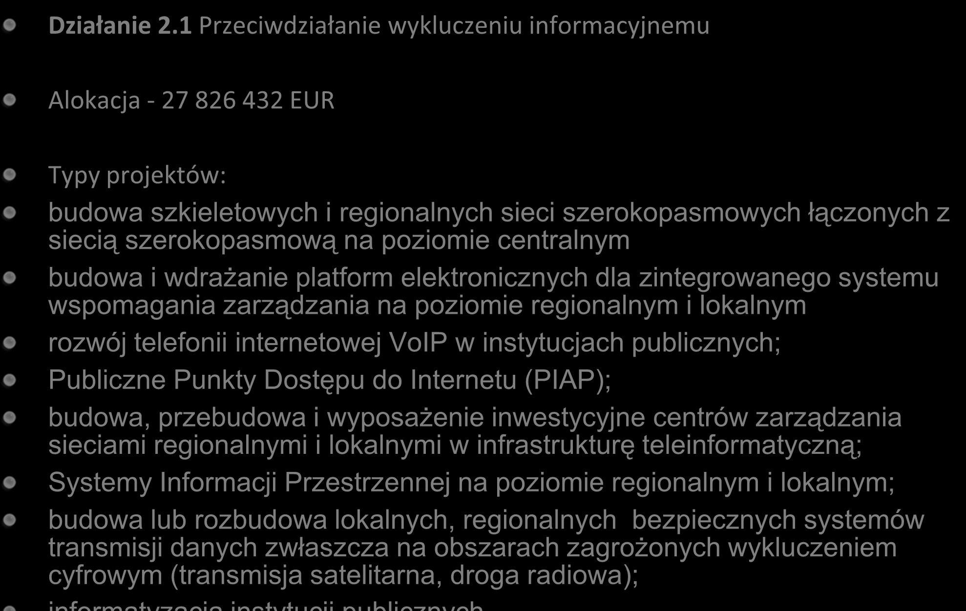 Regionalny Program Operacyjny Województwa Łódzkiego Działanie 2.