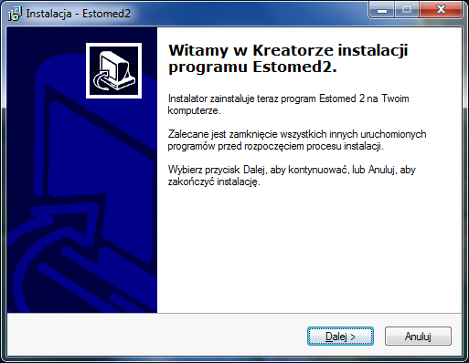 Hakon Software sp. z o. o. Estomed2 Podręcznik instalacji 1. Wstęp Na wstępie dziękujemy za zakup systemu Estomed.